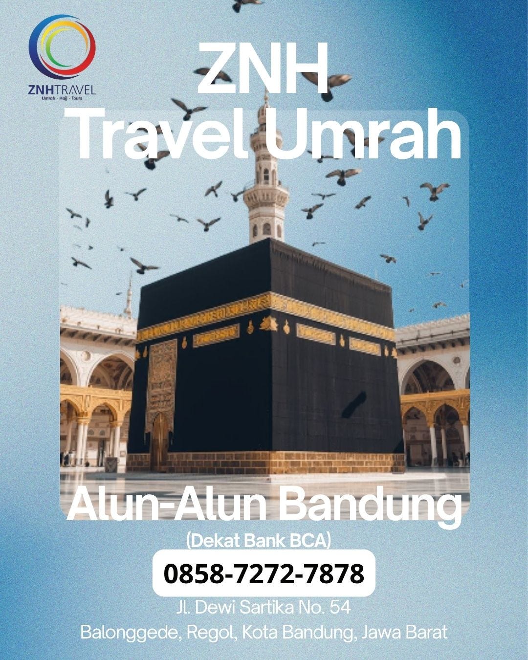 TERBAIK, Tempat Travel Umroh & Haji Pasir Koja Bandung, 0858–7272–7878