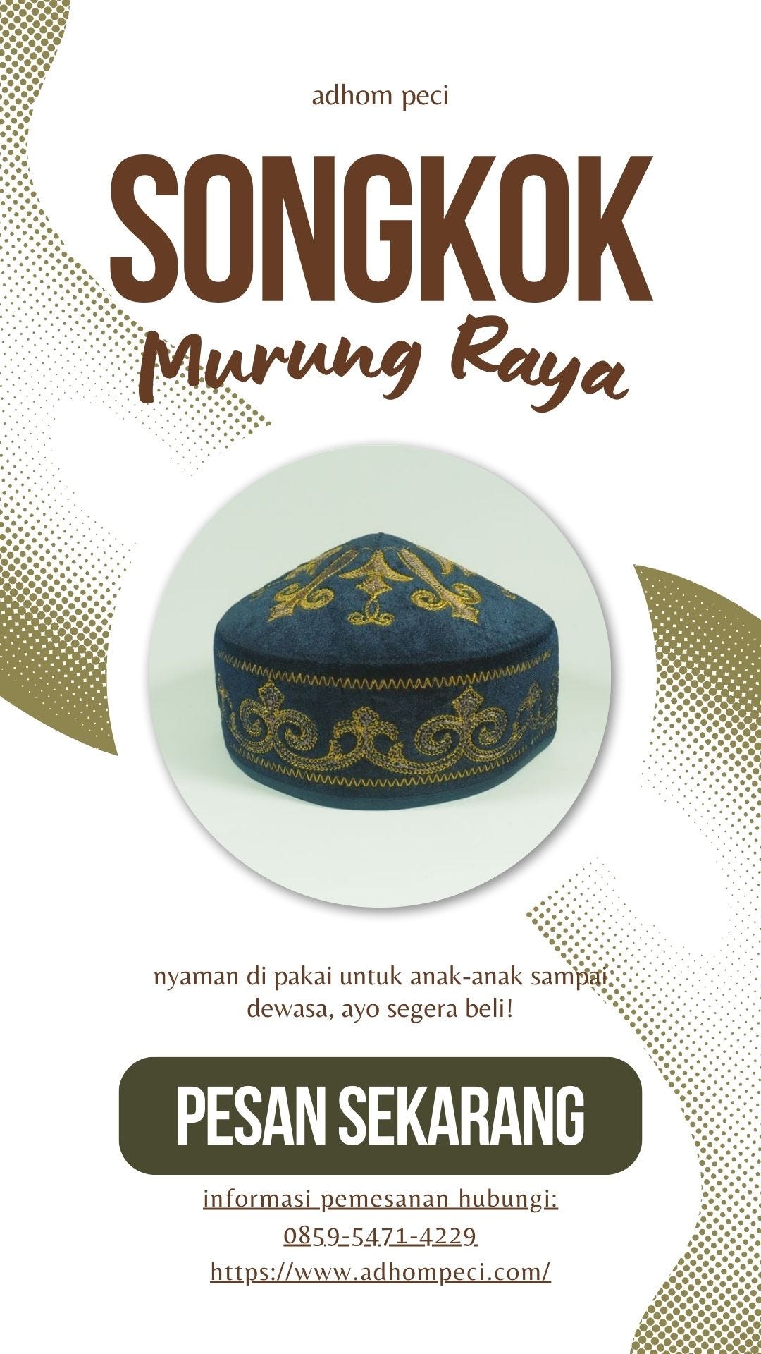 SONGKOK PECI KOPIAH MURUNG RAYA TERBAIK SESUAI SELERA PEMAKAI | by ...
