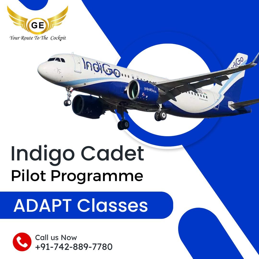 Indigo Cadet Pilot Program Golden Epaulettes Aviation Pilot Training