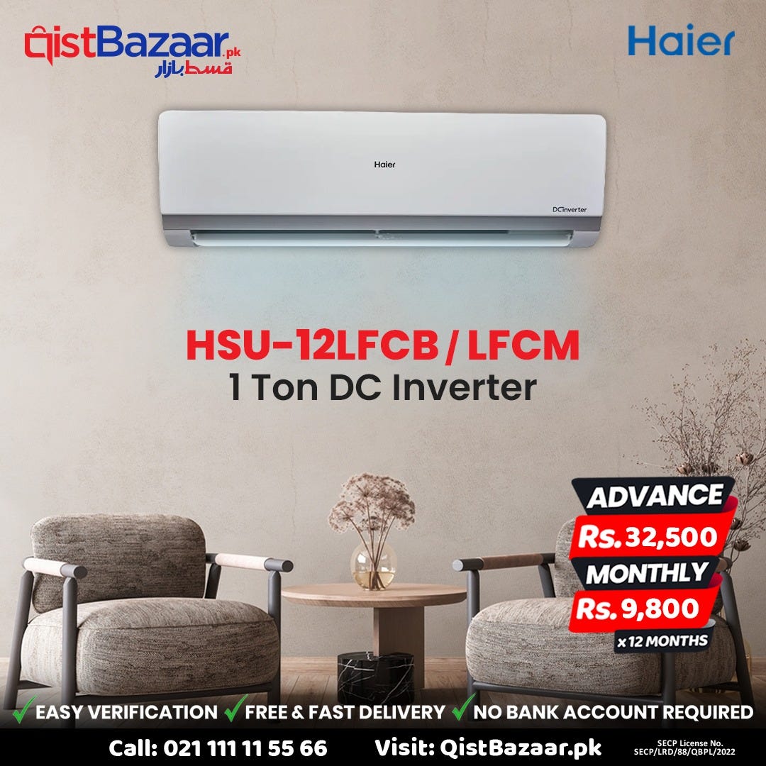 Ac on installment Karachi
