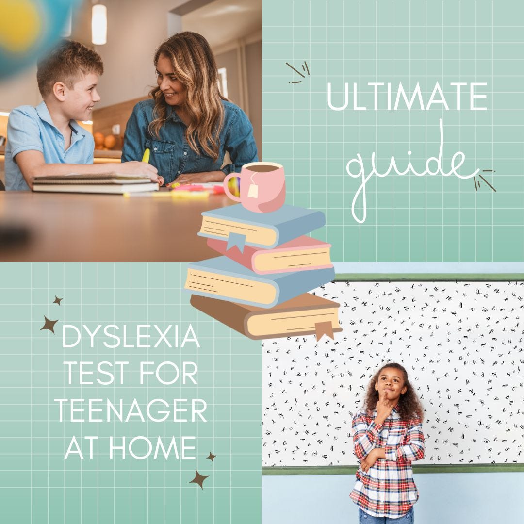 Dyslexia Test For Teenager Printable