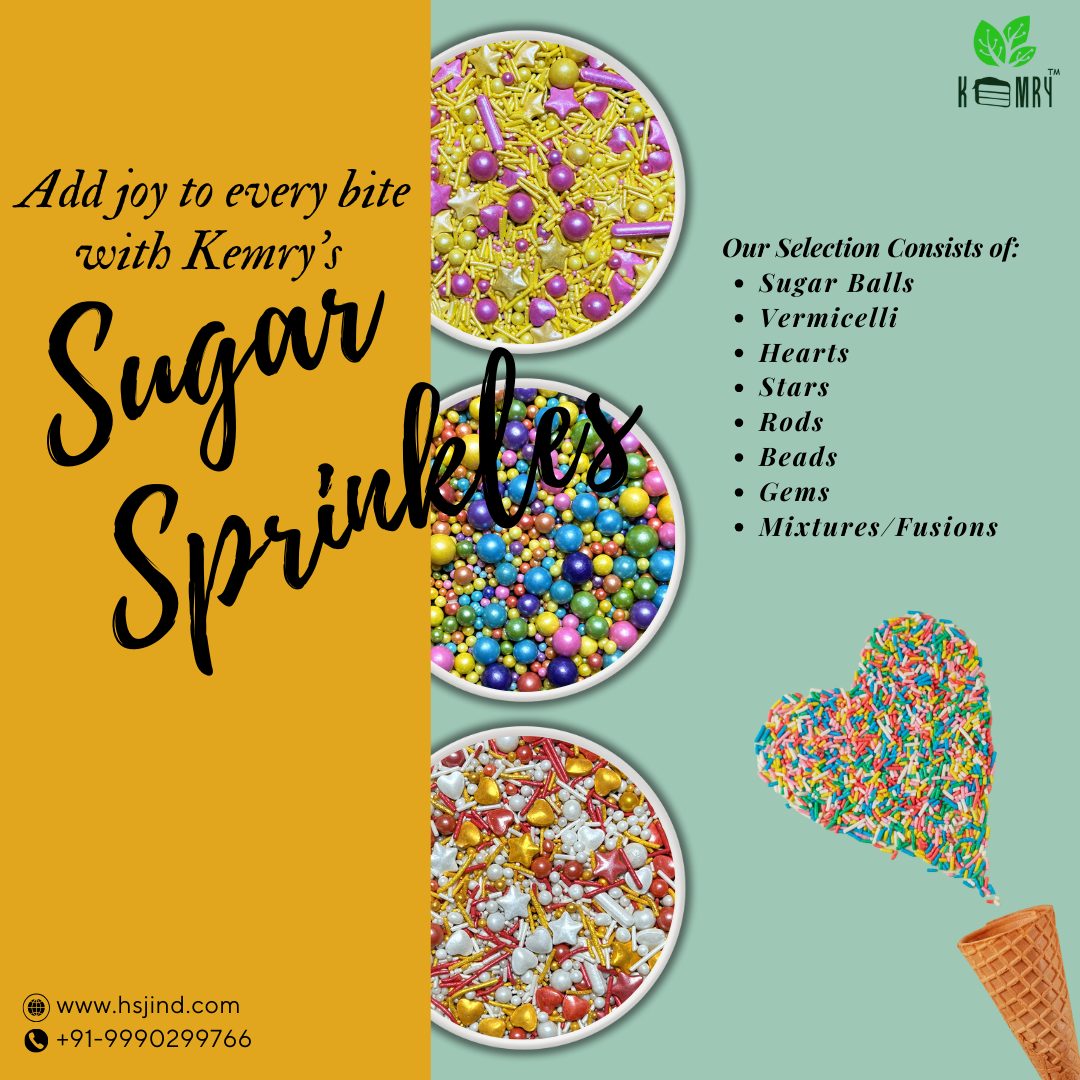 Add Joy to Every Bite with Kemry’s Sugar Sprinkles