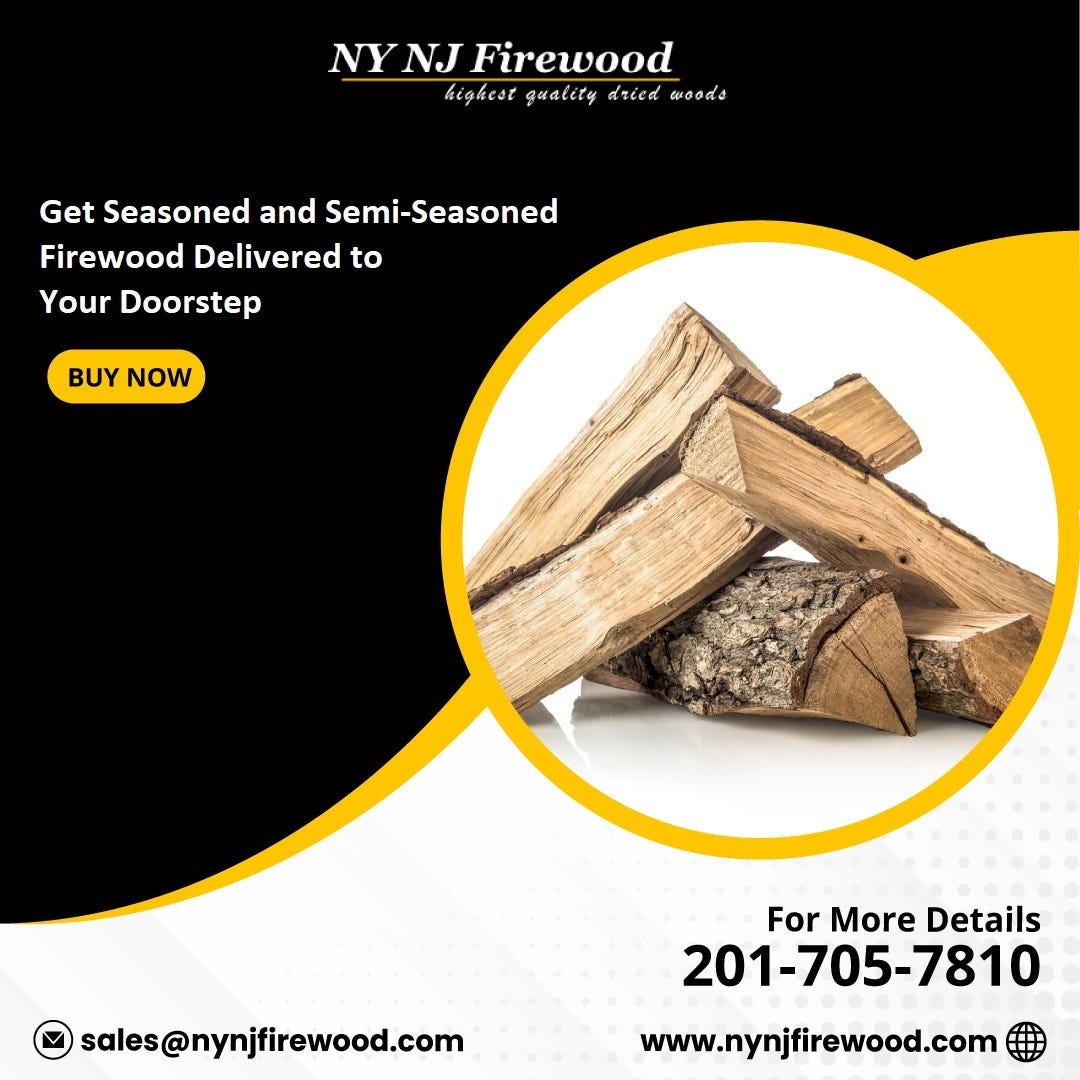 Get Seasoned and SemiSeasoned Firewood Delivered to Your Doorstep by