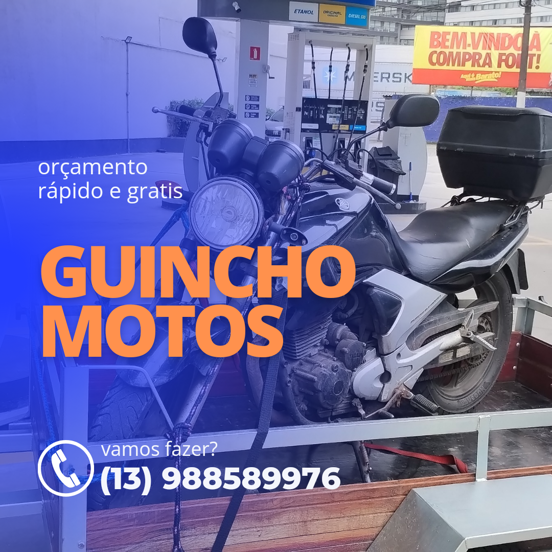 Guincho de motos em Santos (13) 988589976 - Guincho em Santos