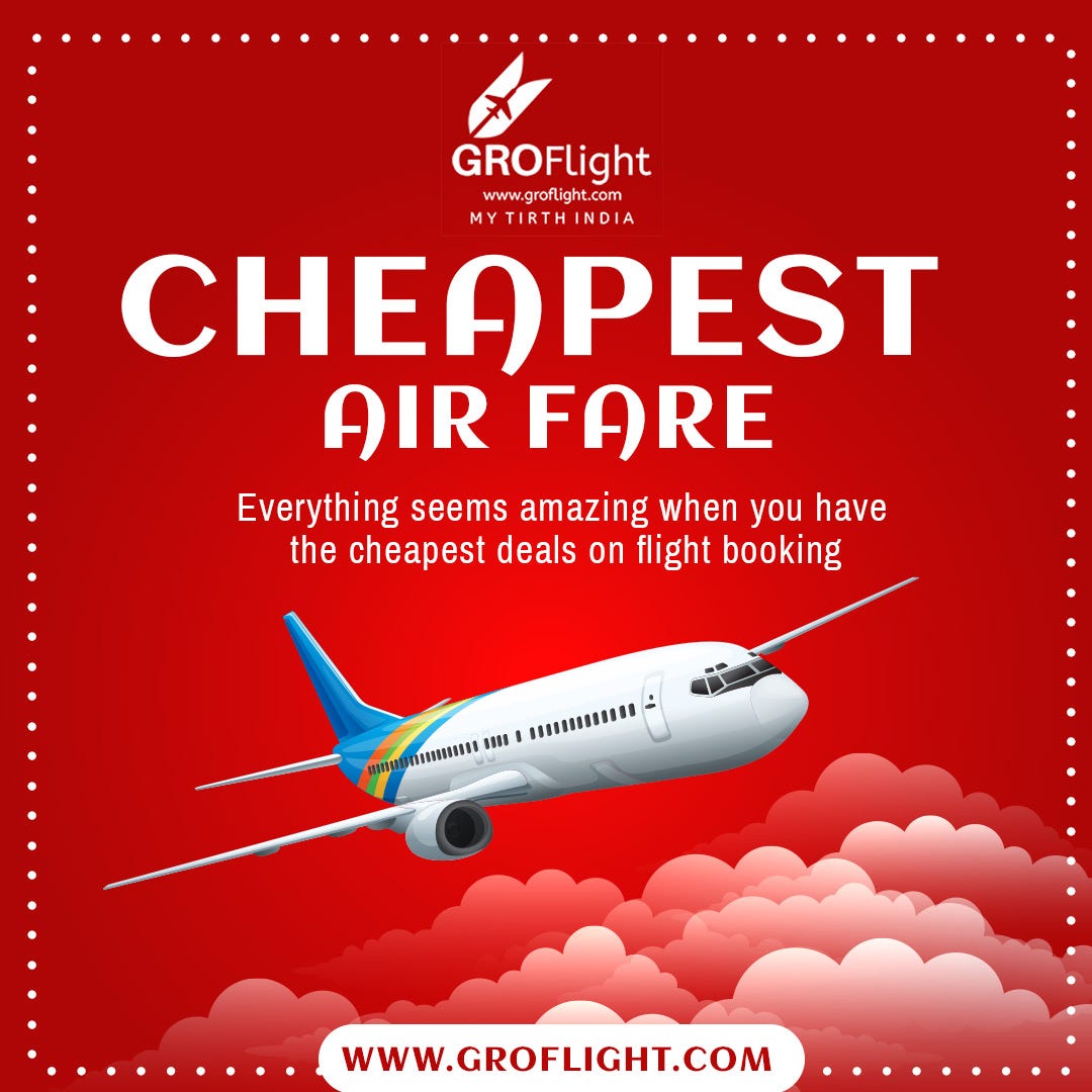Lowest Airfare|Cheap Flights|Flight Bookings- Groflight - Groflight-Cheap  Air Tickets - Medium