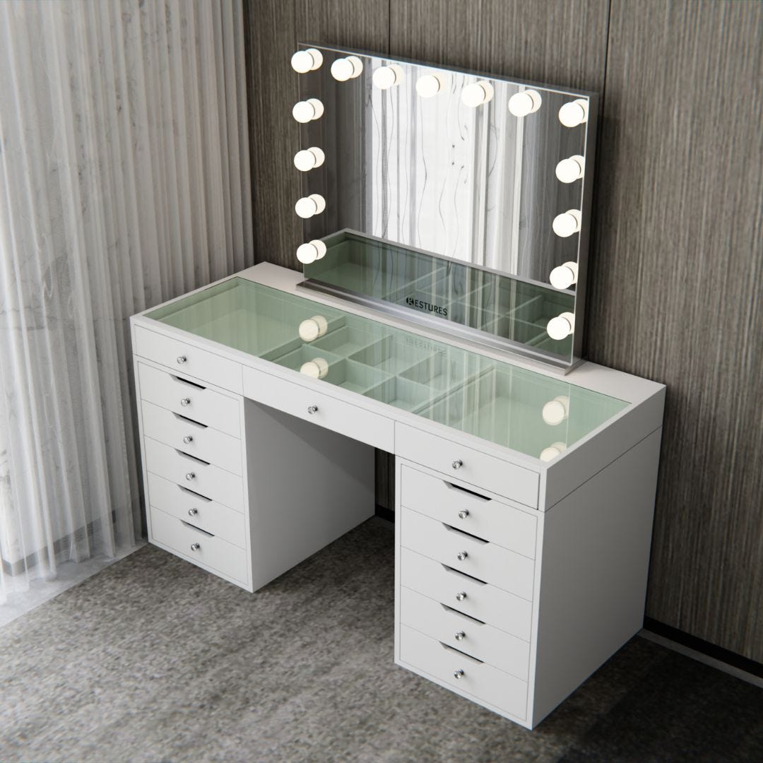 Elizabeth Hollywood Vanity Station — Where Style Meets Everyday Function