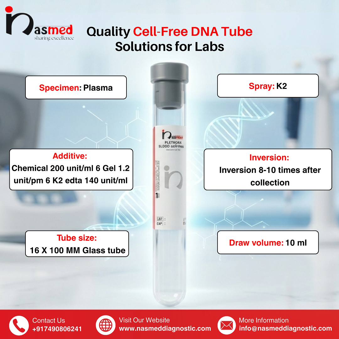 Why Cell Free DNA Tubes Matter in Modern Molecular Diagnostics