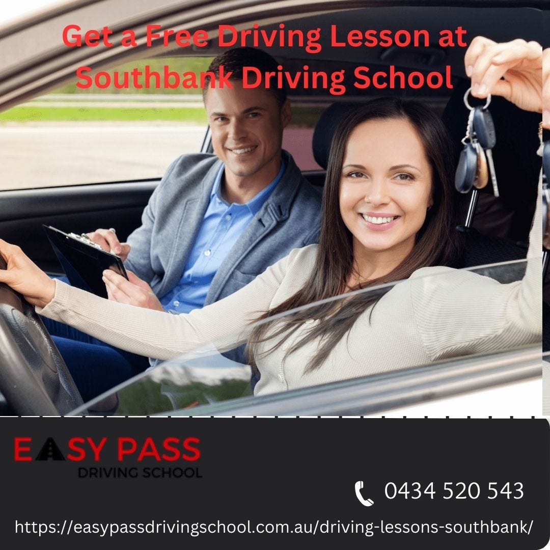 Get a Free Driving Lesson at Southbank Driving School Easy Pass Driving School Medium