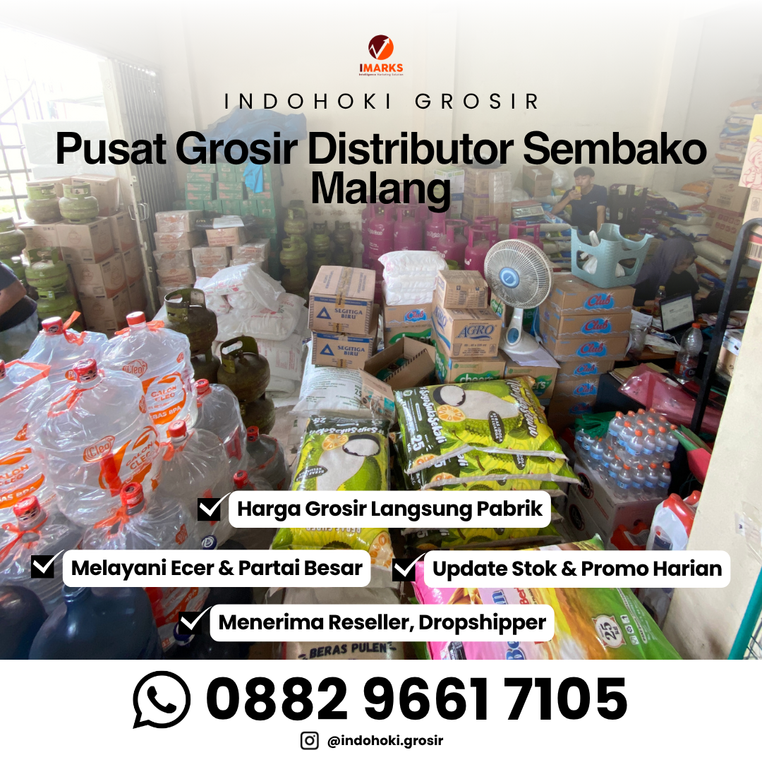 Hub 0882 9661 7105, Toko Pusat Kulakan Grosir Partai Distributor Sembako Malang Lengkap Murah Pesan…