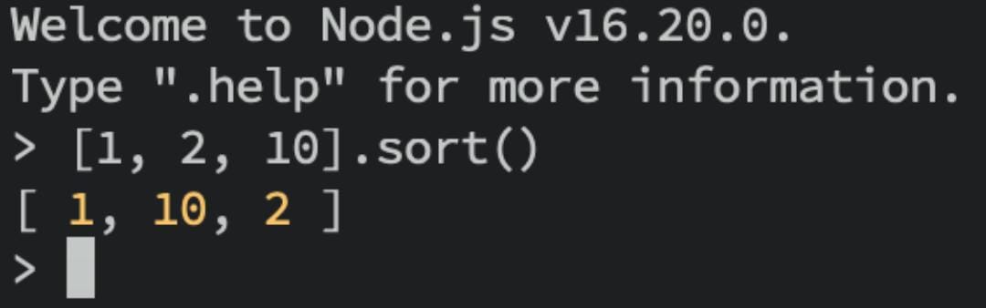 Understanding JavaScript Sort Behavior: The Case of [1, 2,10] | by ...