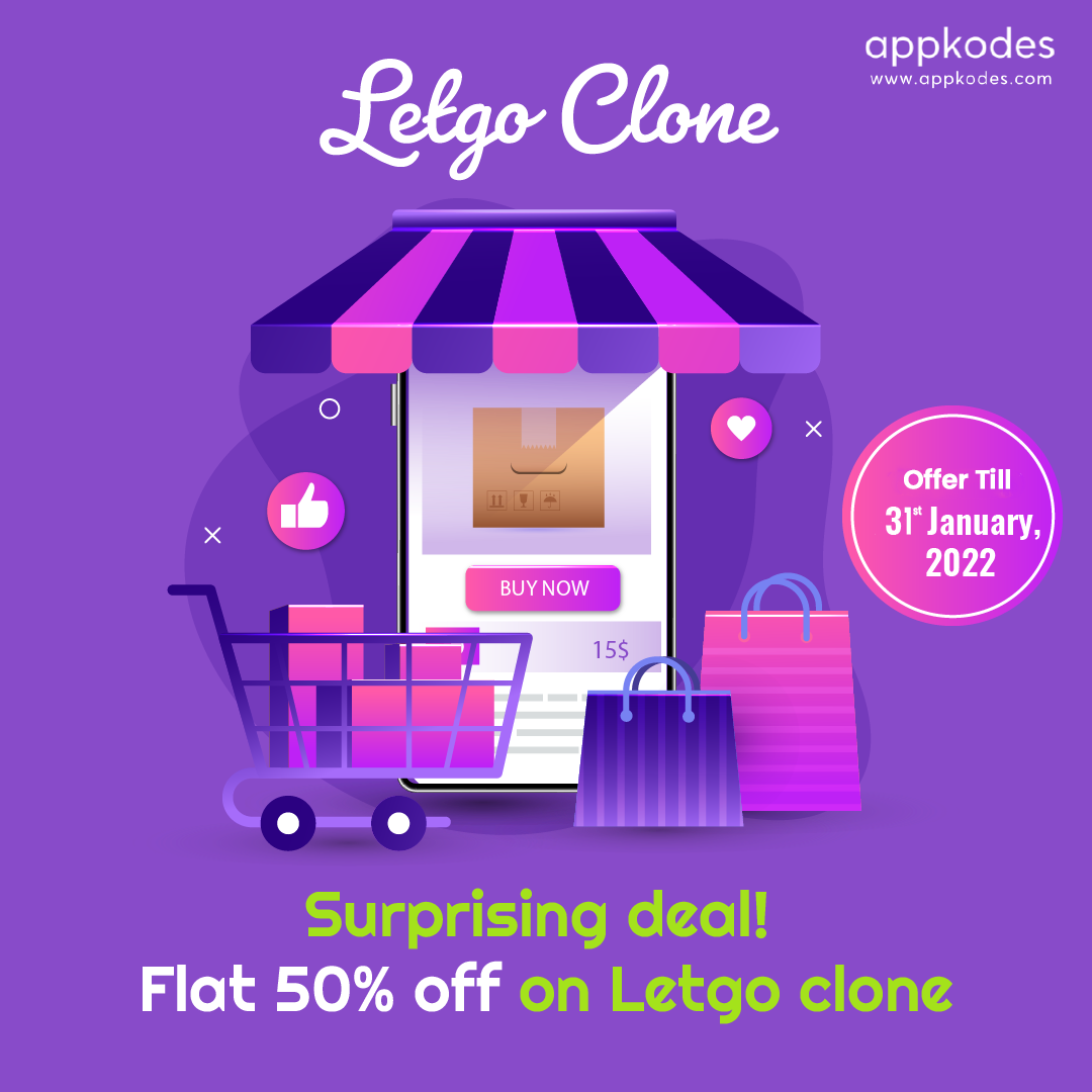 Letgo clone with flat 50% OFF — Create an astounding classified app