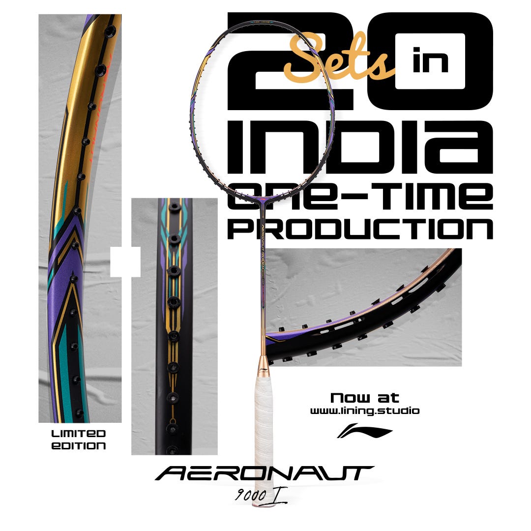 The Li-Ning Aeronaut 9000I (Limited Edition)- Your weapon of mass  destruction! | by Aditya Ghosh | lining.studio | Medium