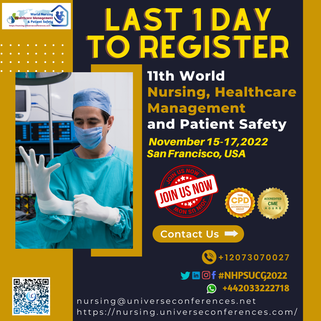 11th World Nursing, Healthcare Management, and Patient Safety