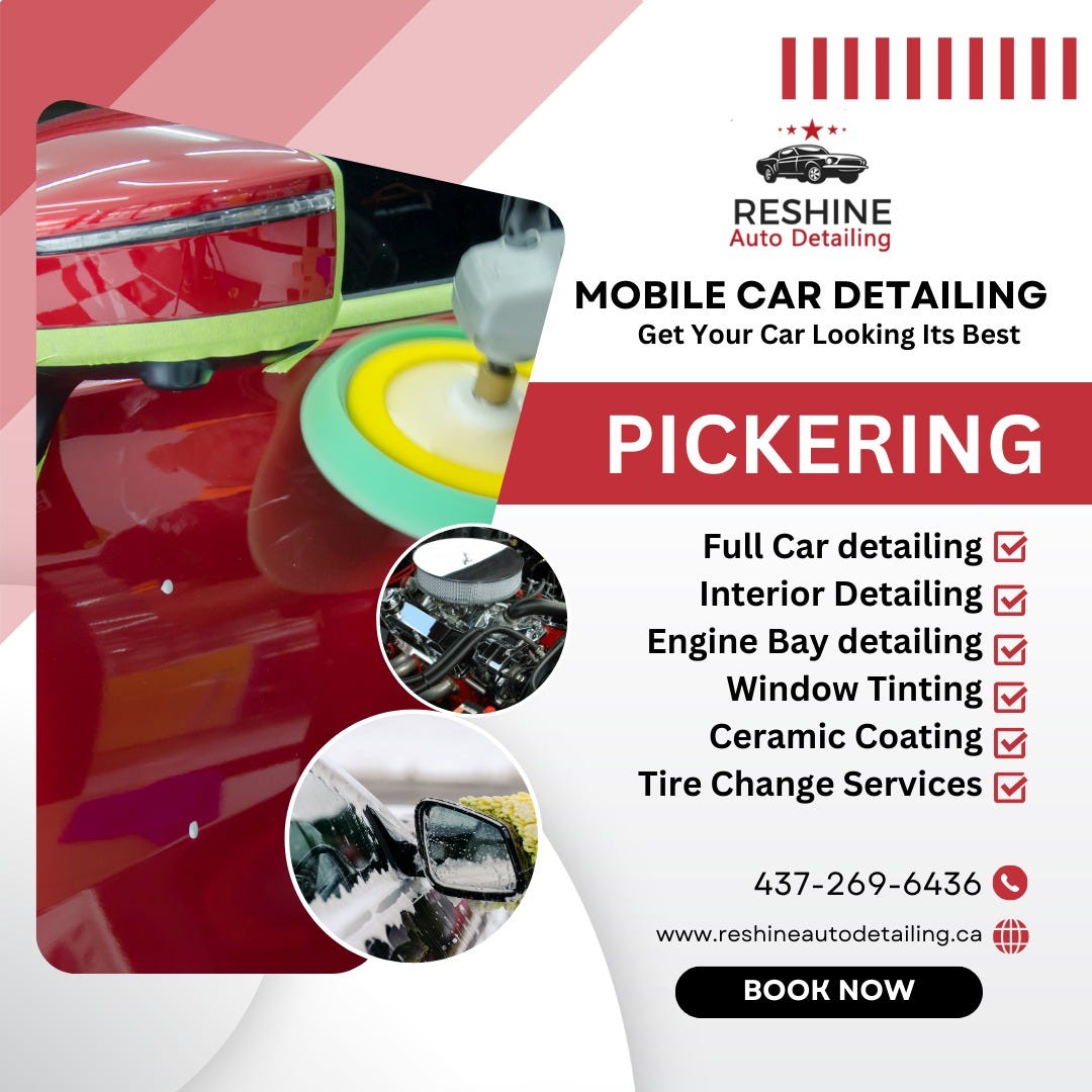 Mobile Car Detailing in Pickering — Get Your Car Looking Its Best