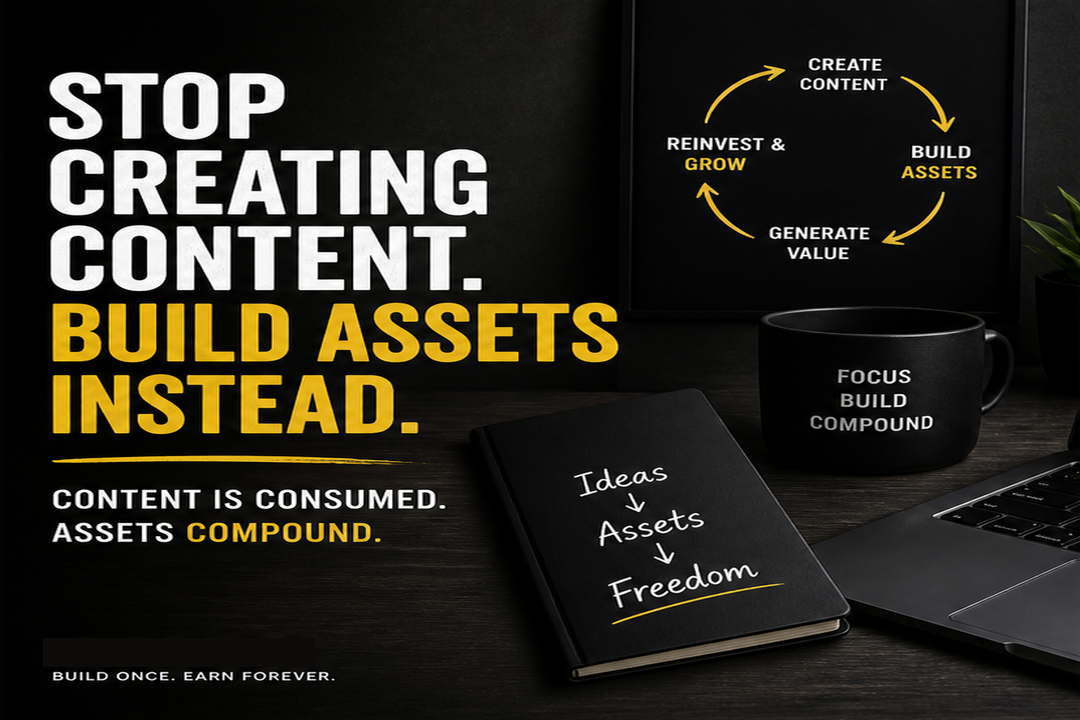 Stop Creating Content. Build Assets Instead.