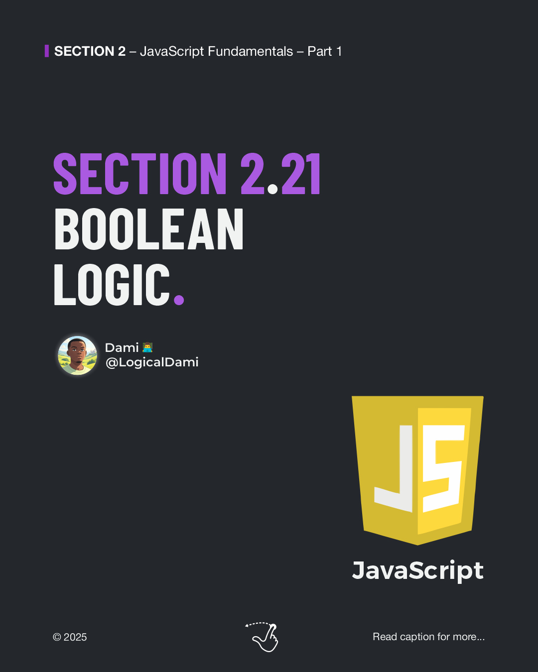 Section 2.21 — Boolean Logic. Learning JavaScript | by LogicalDami ...