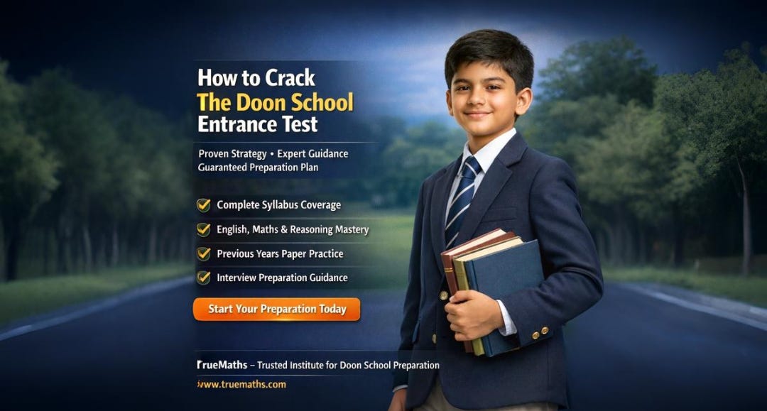 How do I crack the Doon School entrance test?
