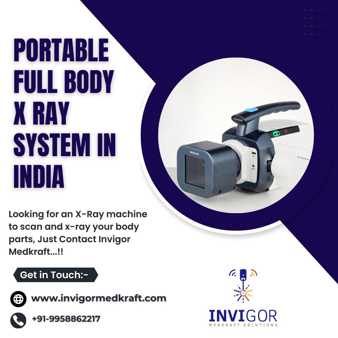 Portable Full Body X Ray System in India Invigor Medkraft Medium
