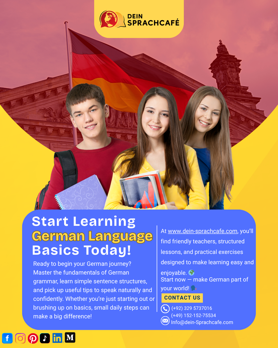 Start Learning German Language Basics | German Basic Grammar | German Language Tips.