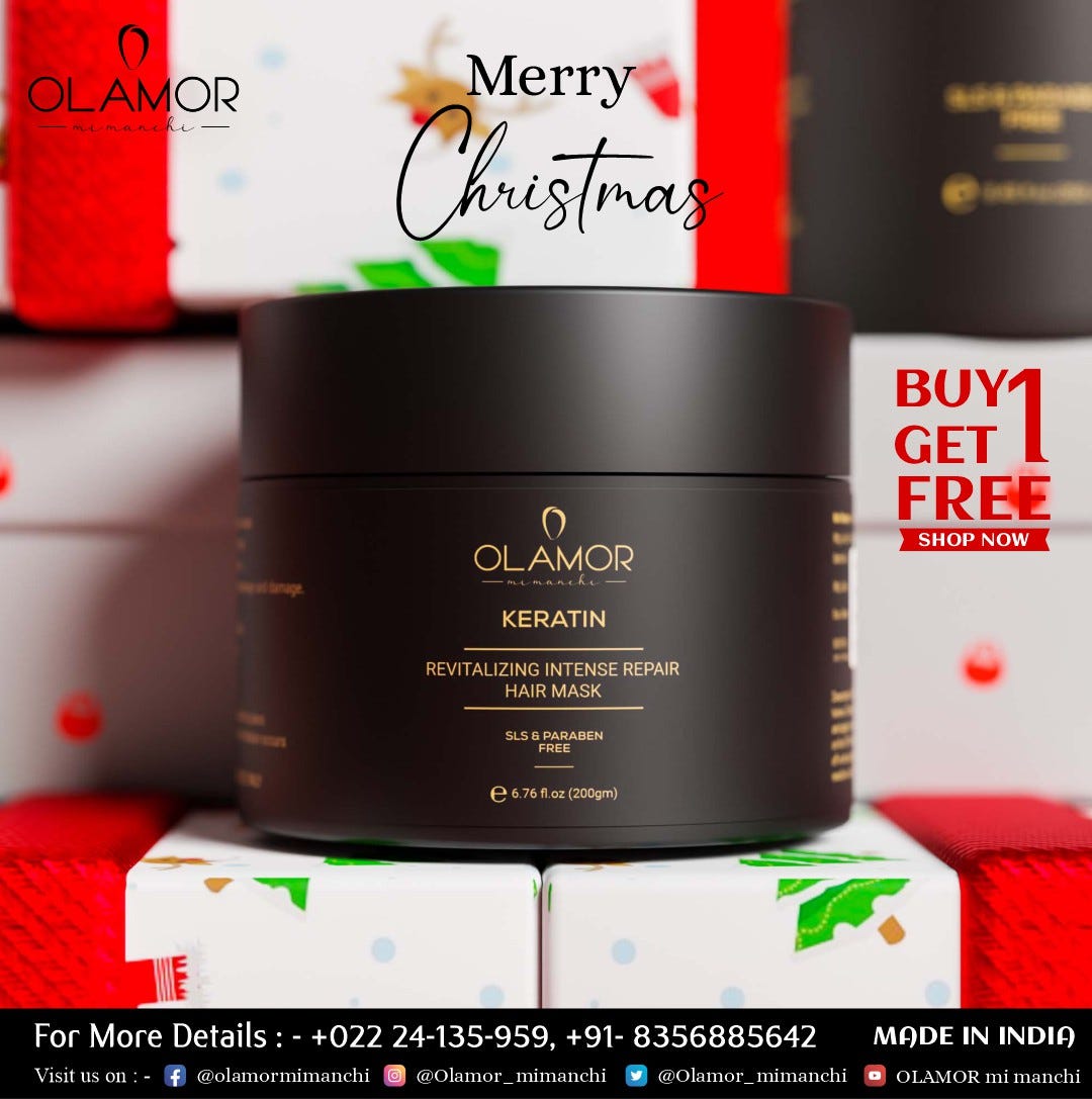 REVITALIZING INTENSE REPAIR HAIR MASK Olamor Cosmetic Medium