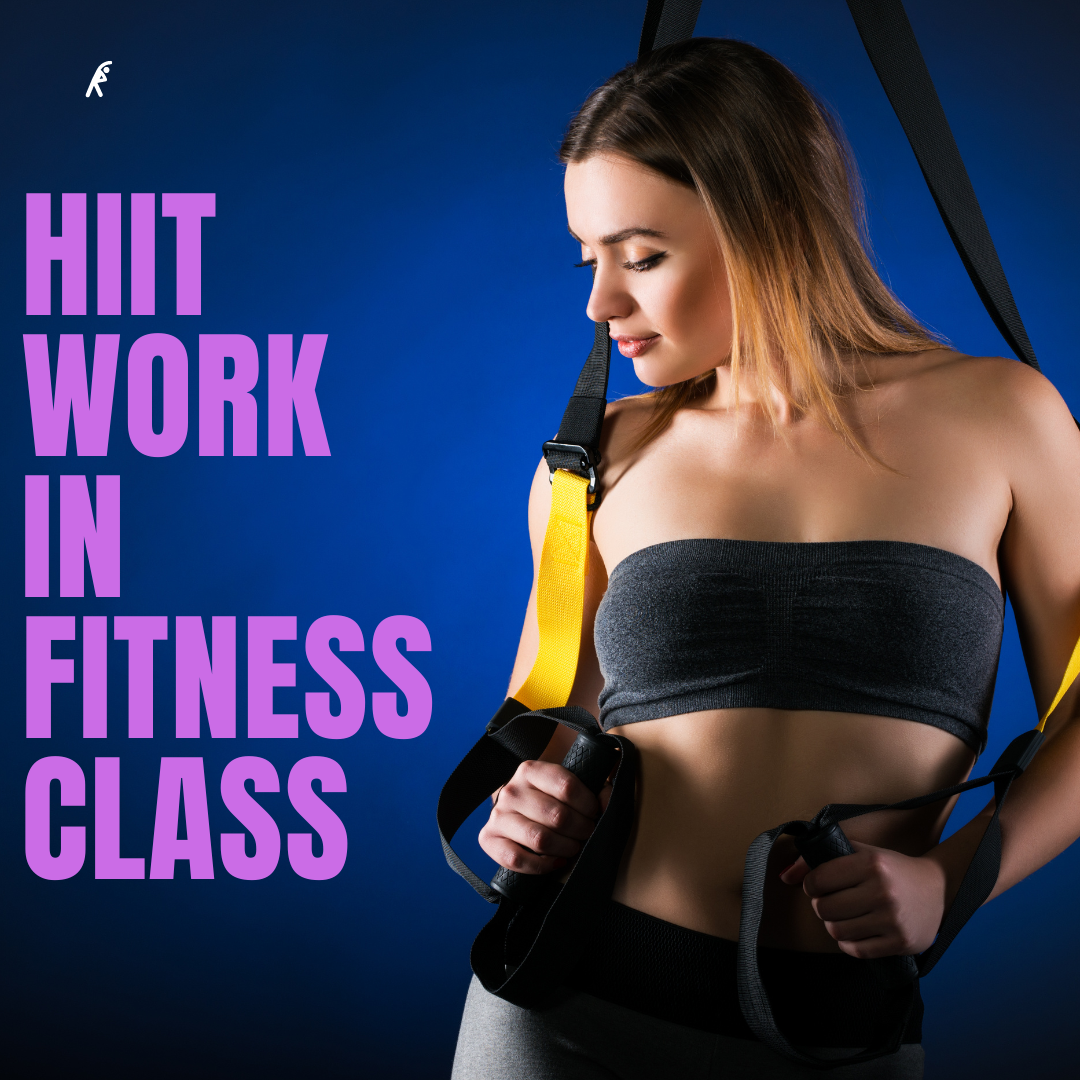 What is HIIT and how does it work in a fitness class setting? Fitness