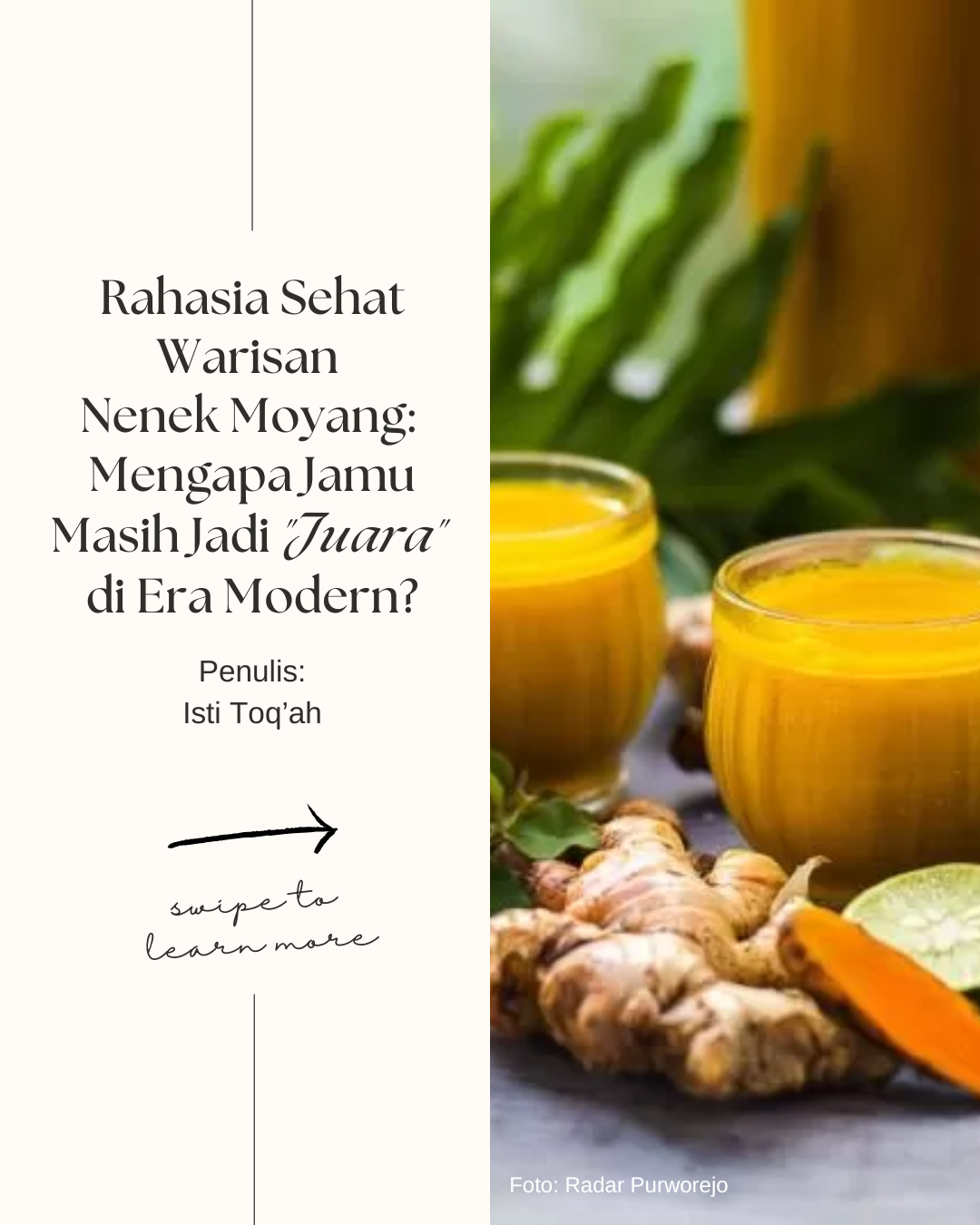 Rahasia Sehat Warisan Nenek Moyang: Mengapa Jamu Masih Jadi “Juara” di Era Modern? 🍯🌿