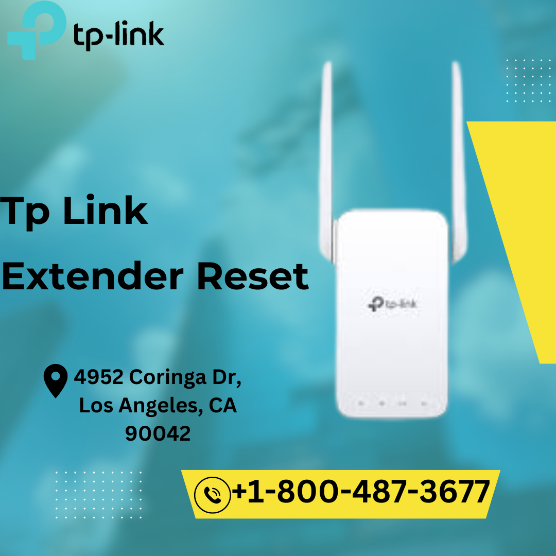 Tp Link Extender Reset +18004873677 Tplink support by Tp Link