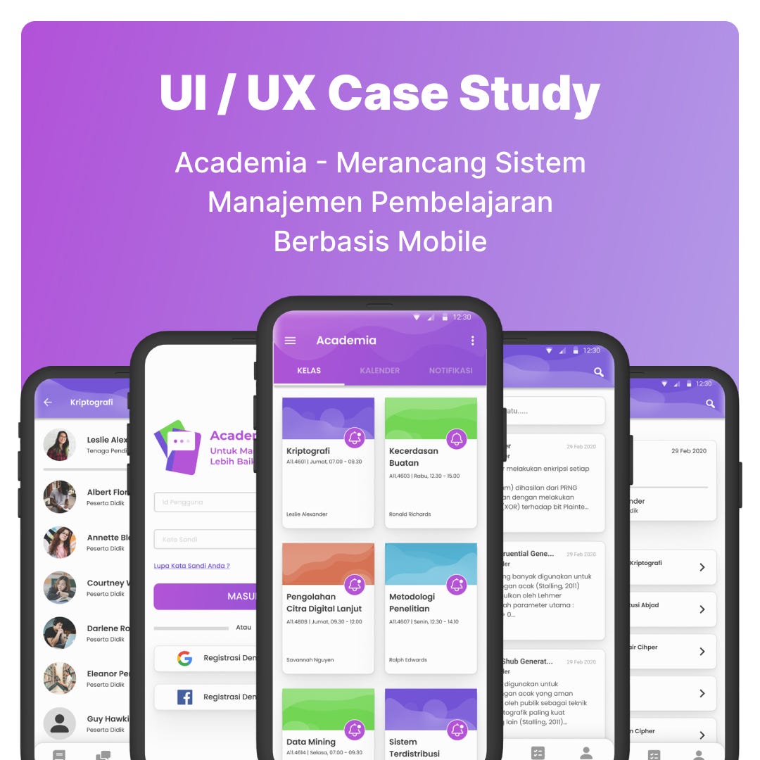 UI/UX Case Study : Sistem Manajemen Pembelajaran | Medium
