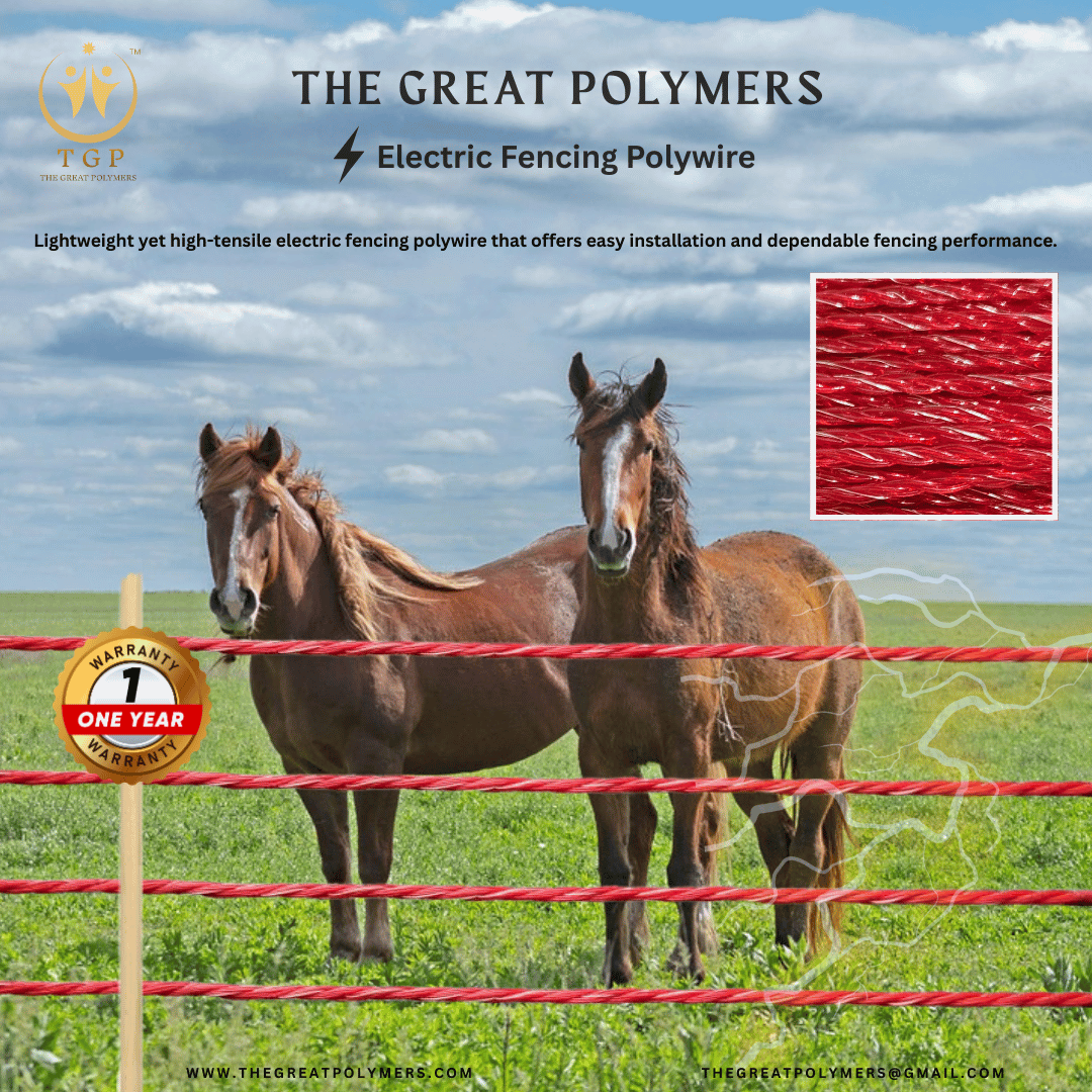 3 MM Electric Fence Poly wire with Proven Strength, Weather Resistance and Warranty Protection-THE…