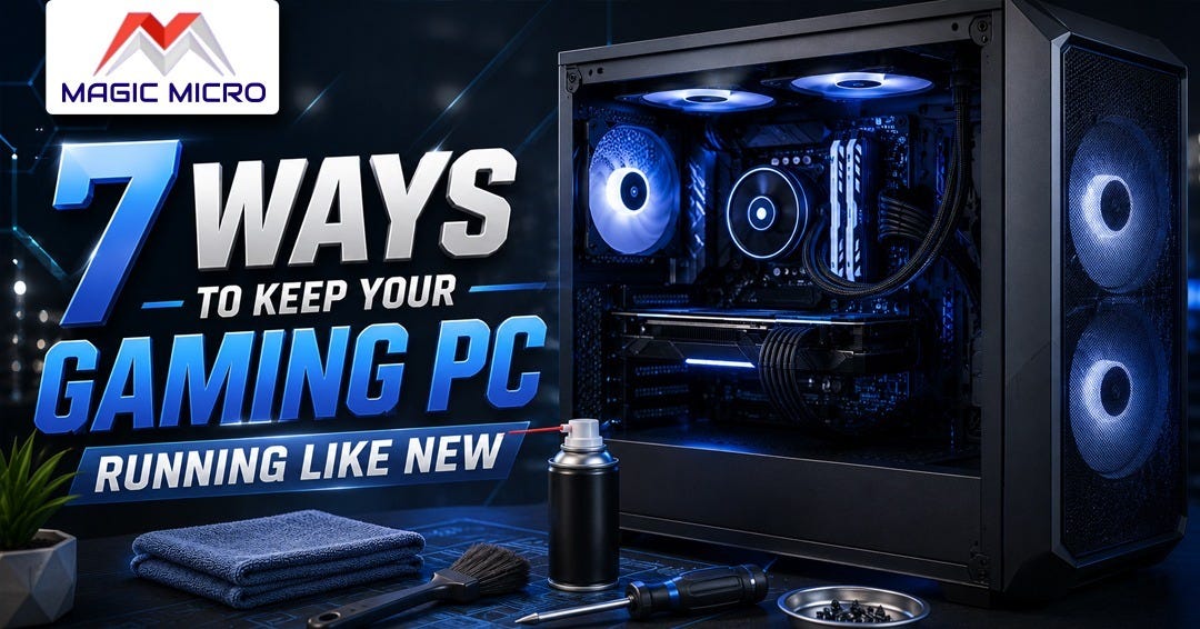 PC Maintenance Checklist: 7 Ways to Keep Your Gaming PC Running Like New | Magic Micro