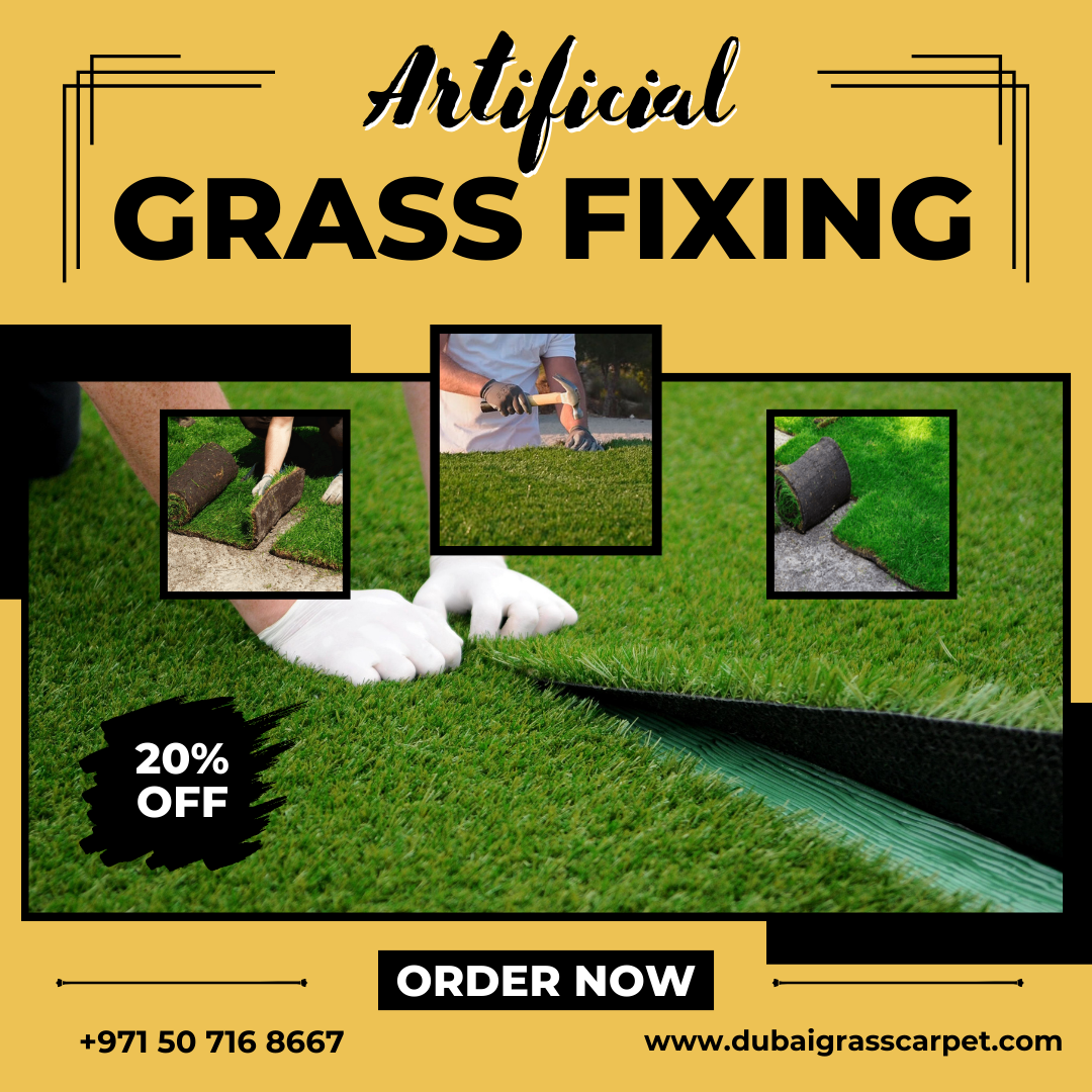 Artificial Grass Fixing Dubai & UAE Dubai Grass Carpet Medium