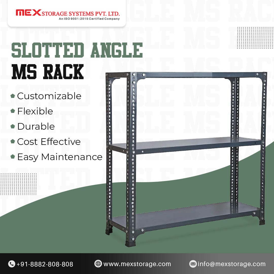 Slotted Angle MS Racks MEX Storage Systems Pvt. Ltd. Medium