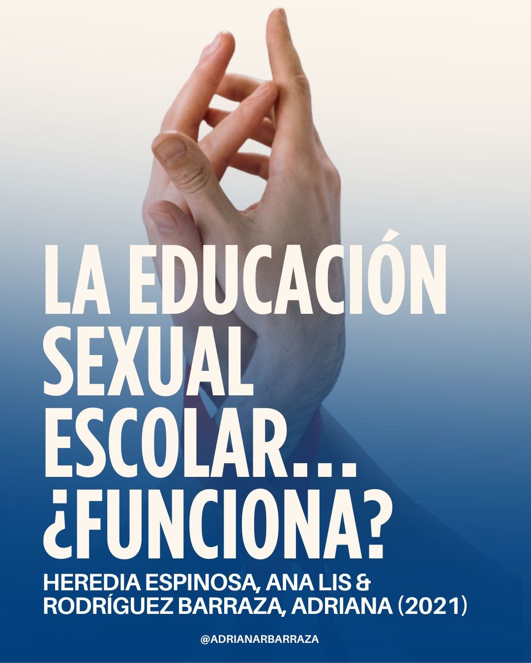 La educación sexual escolar… ¿funciona?
