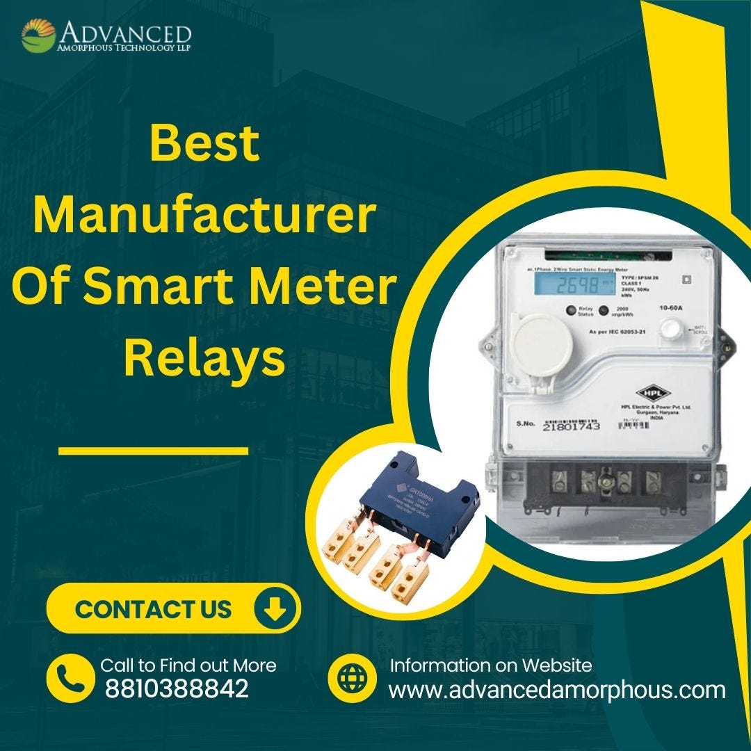 Best Manufacturer Of Smart Meter Relays Advanced Amorphous Medium