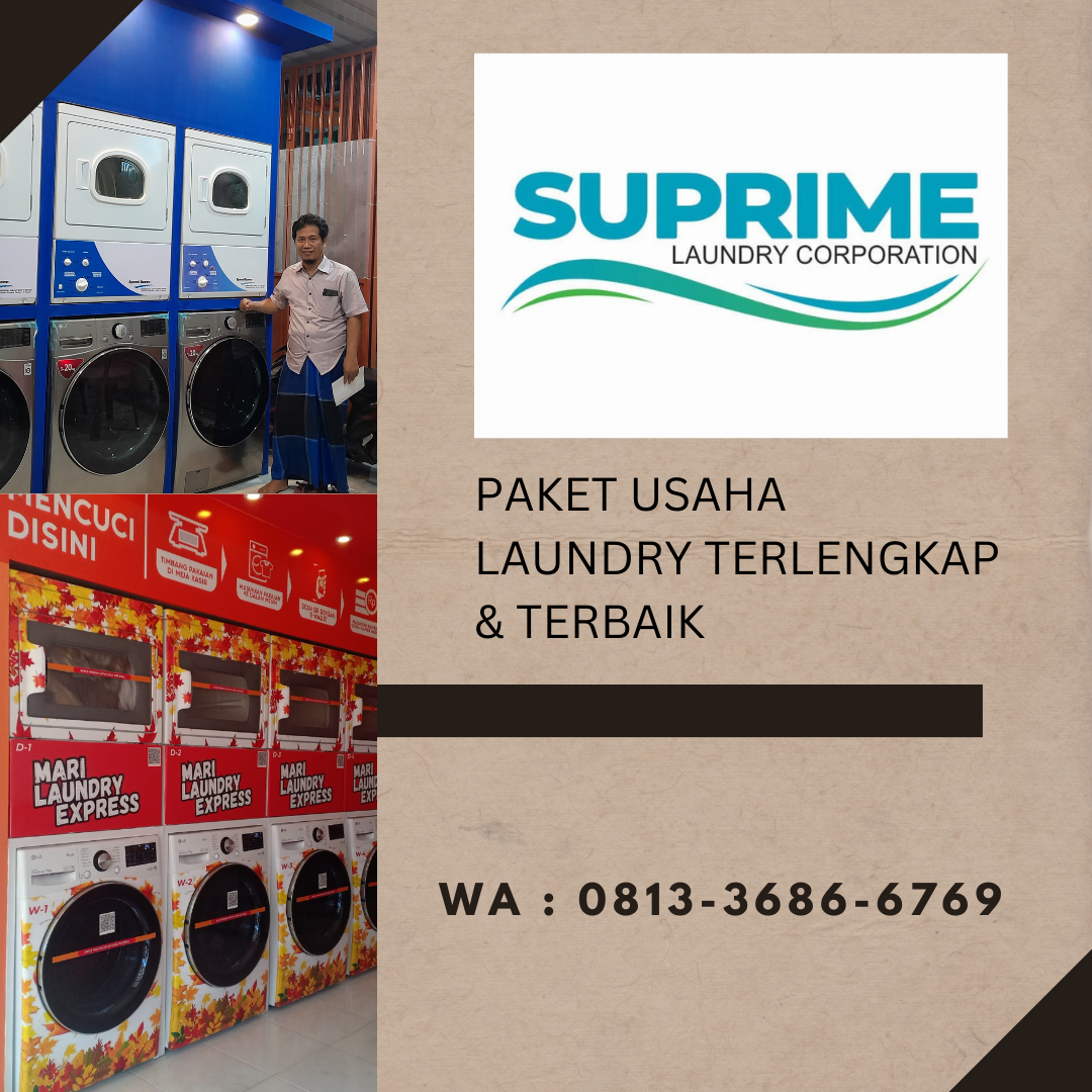 TERLENGKAP, WA : 0813–3686–6769 PAKET USAHA LAUNDRY Sampang | By ...