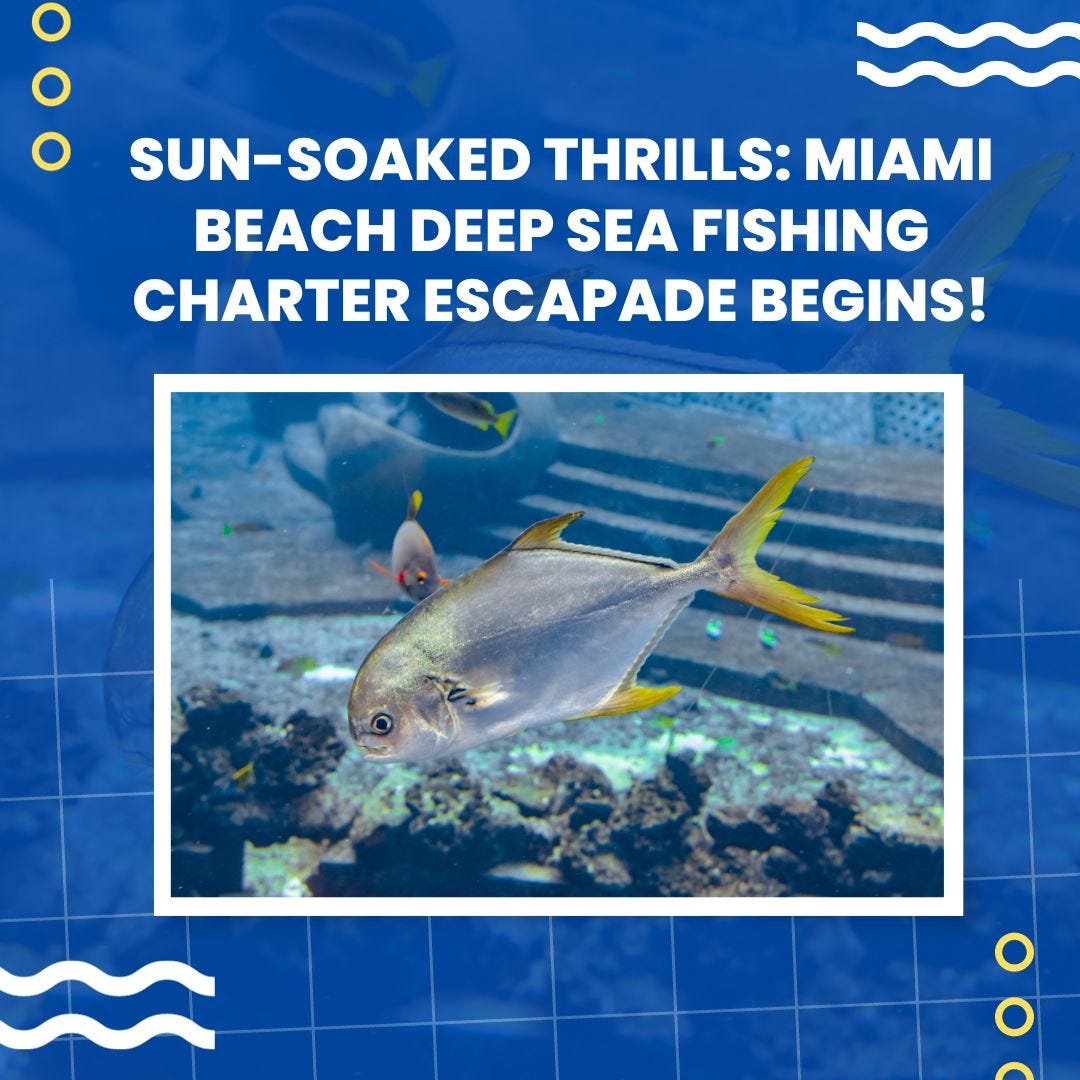 Deep Blue Dreams Dive into Adventure with Miami Beach Deep Sea Fishing Charters! Sea Cross