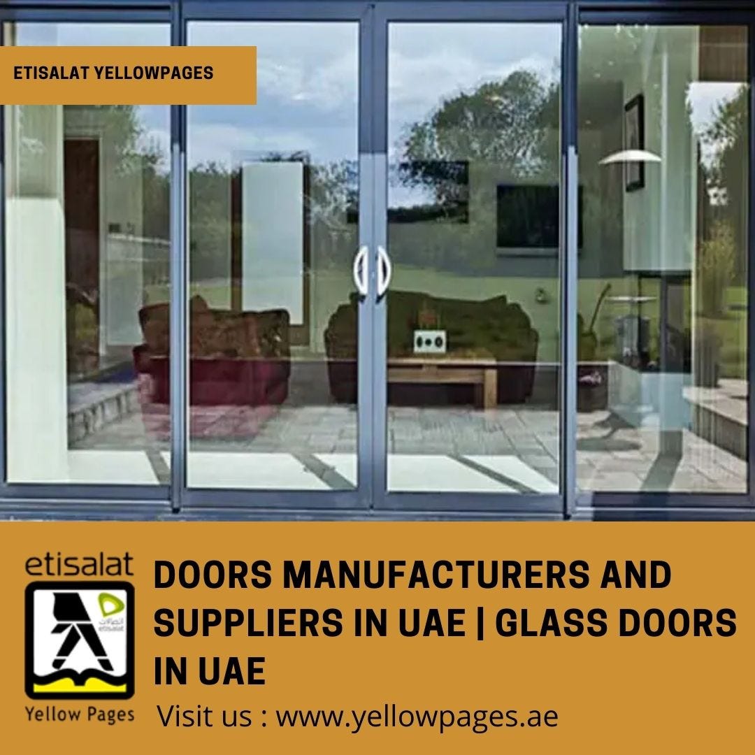 Doors Manufacturers and Suppliers in UAE Glass Doors in UAE Junied