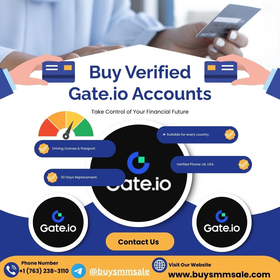 Buyjng Aged Verified Gate.io Accounts
