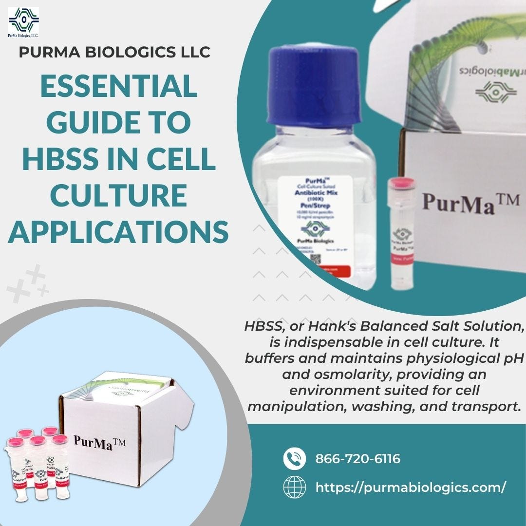 Essential Guide to HBSS in Cell Culture Applications Purmabiologics