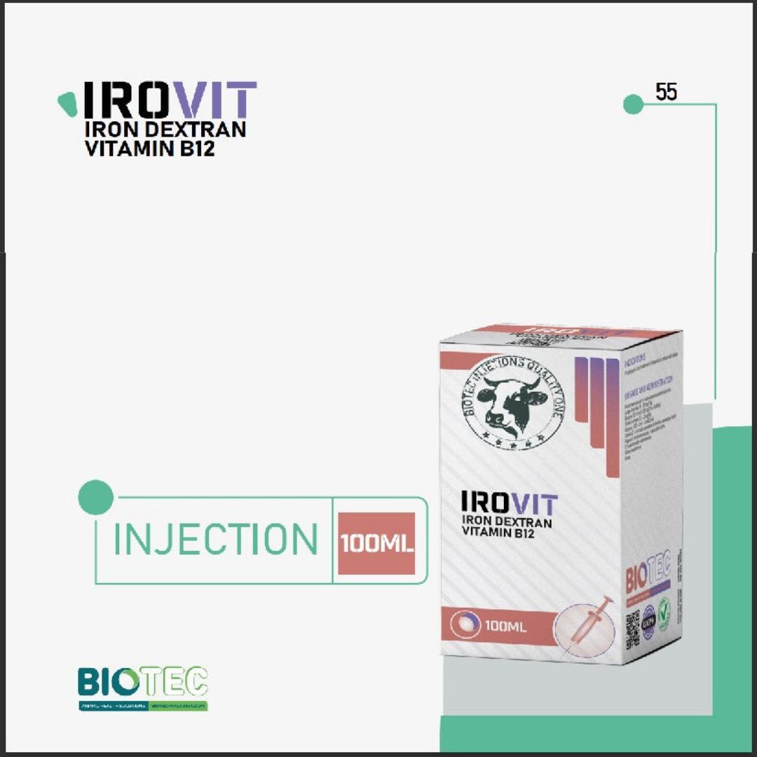 IROVIT IRON DEXTRAN VITAMIN B12 INDICATIONS Prophylaxis and treatment