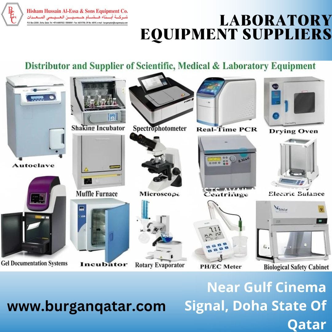 Laboratory Equipment Suppliers in Qatar At BURGAN EQUIPMENT CO