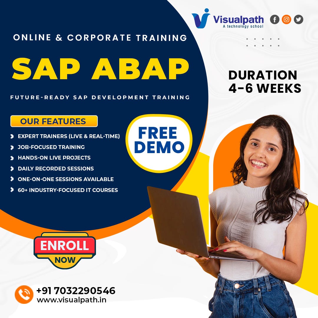 SAP ABAP Online Training | ABAP RAP Course Online