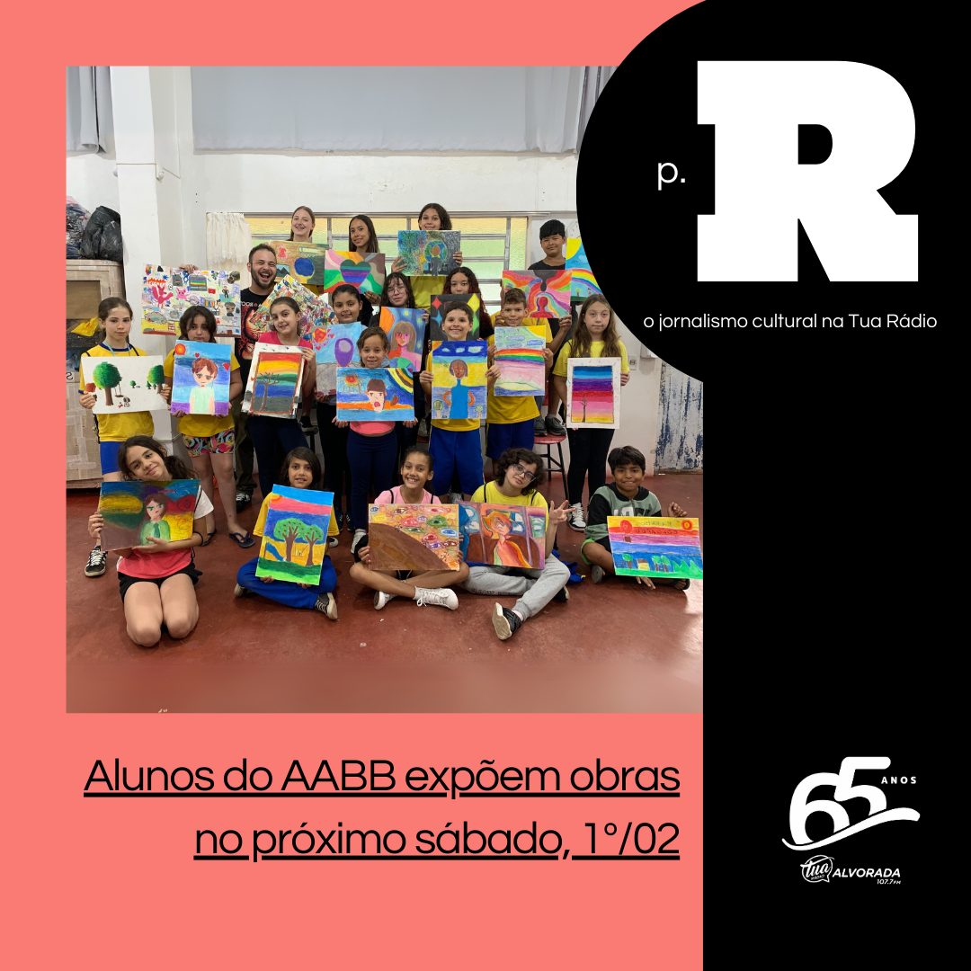 PR em Áudio: T2 | Alunos do AABB Comunidade expõem obras de giz oleoso no próximo sábado, 1º/02