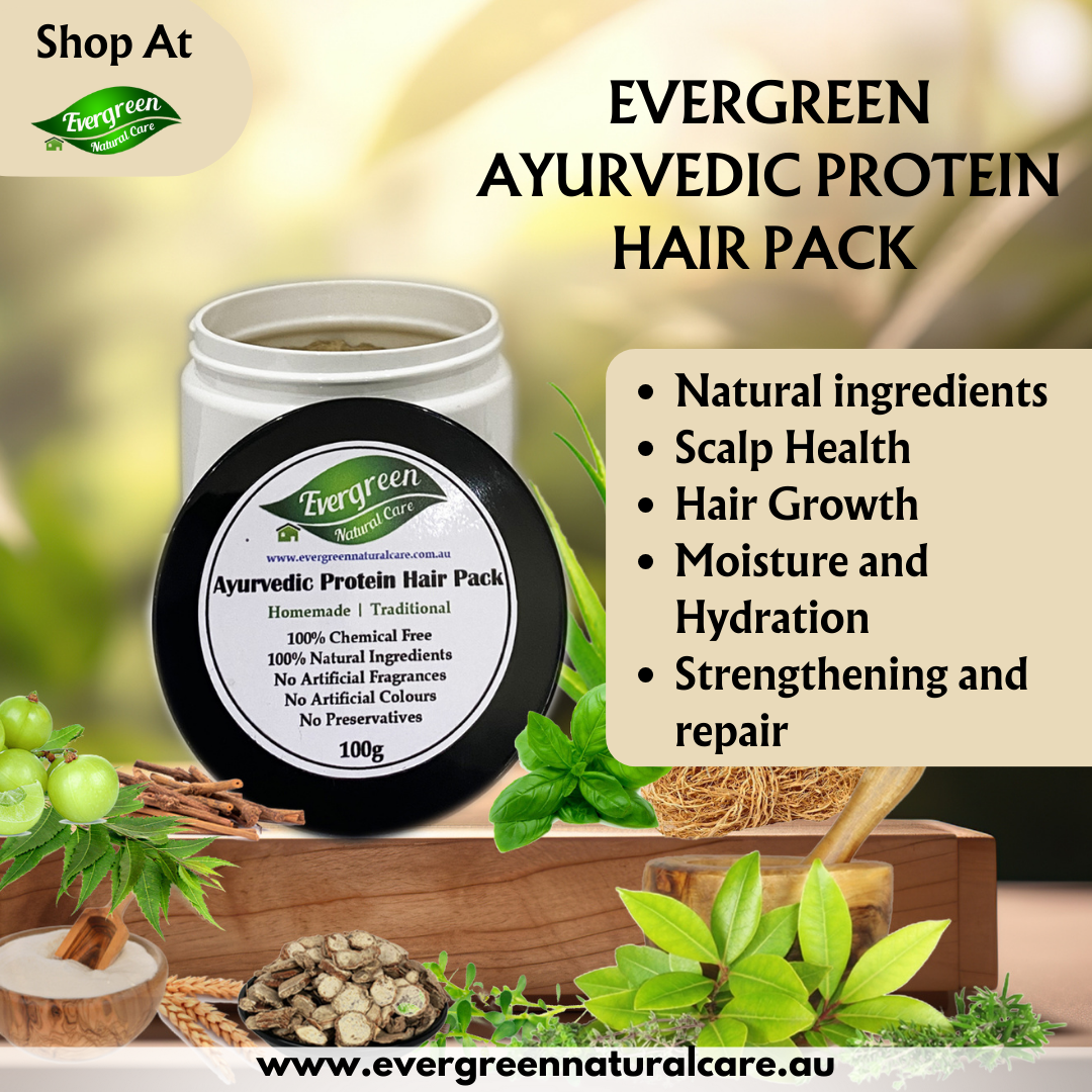 Natural Radiance from Within: Transform Your Hair with Ayurvedic Protein Hair Pack  by 