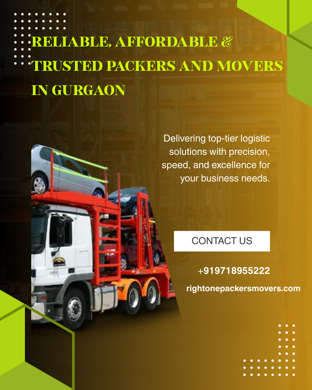 Reliable, Affordable & Trusted Packers and Movers in Gurgaon