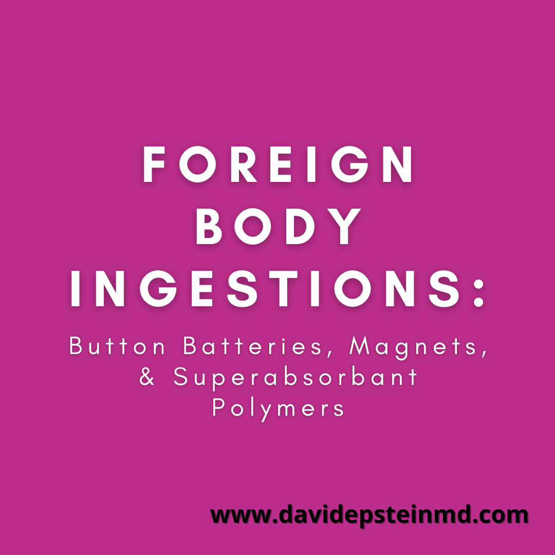 A Button Battery, a Couple and a Few Superabsorbent Polymers