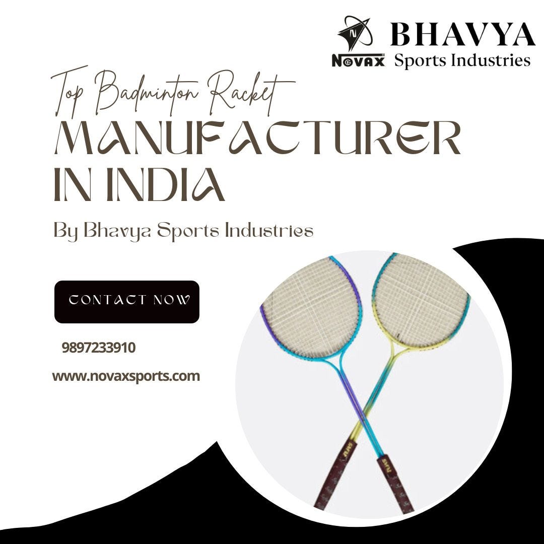 Top Badminton Racket Manufacturer in India - Bhavya Sports