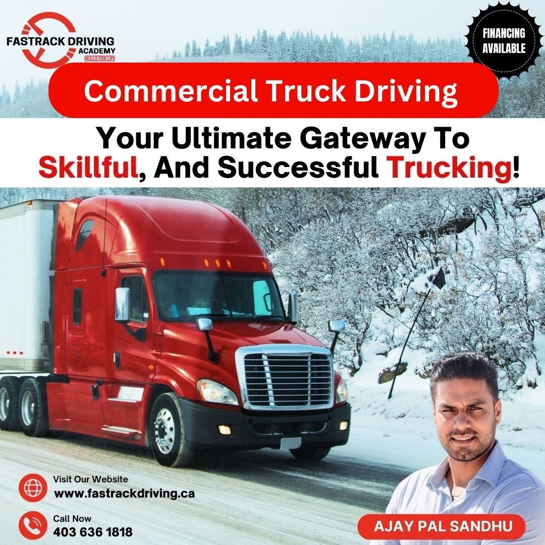 Commercial Truck Driving School in Calgary Trucking Trends 2024 by