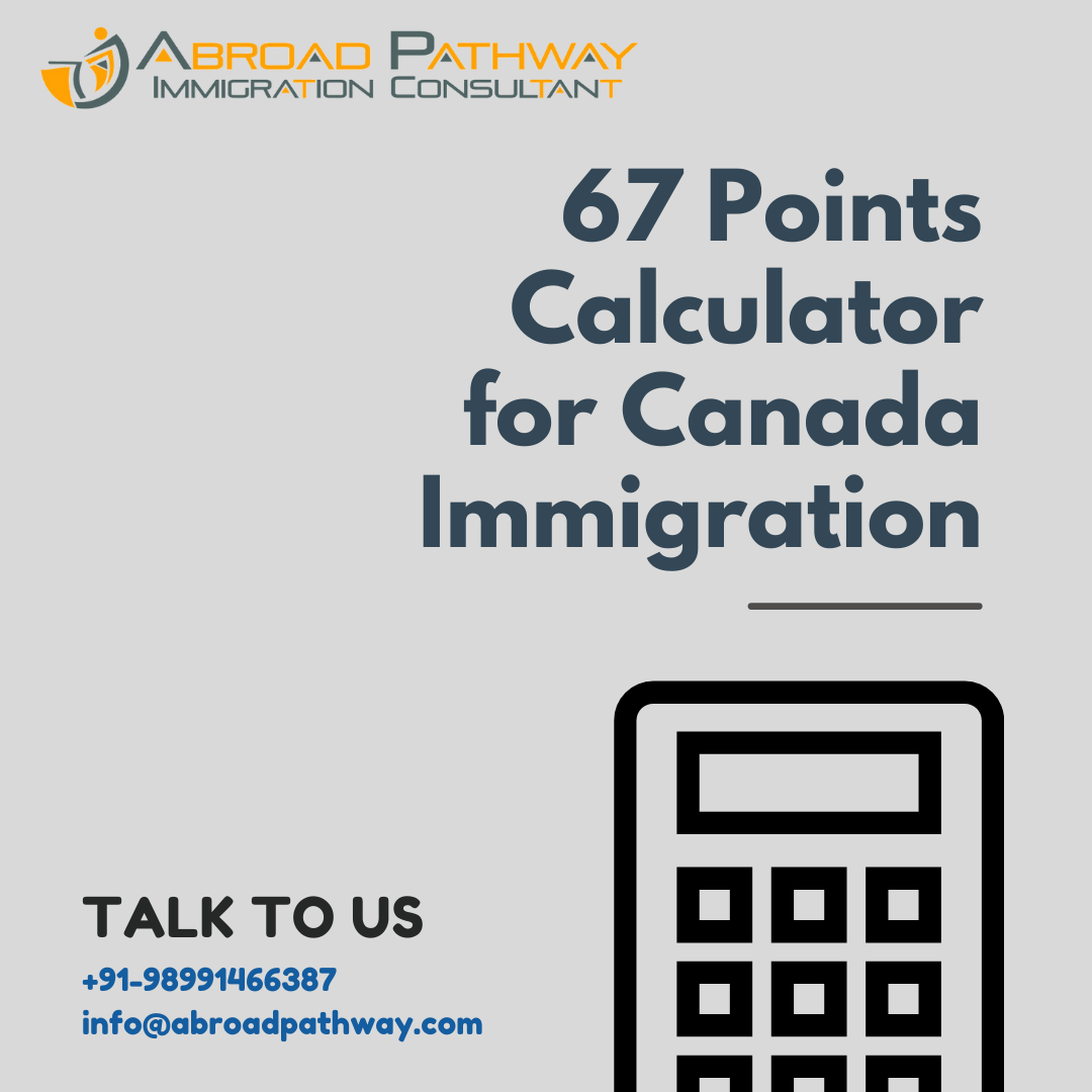 67 Points Calculator for Canada immigration FSW Points Abhishek Medium