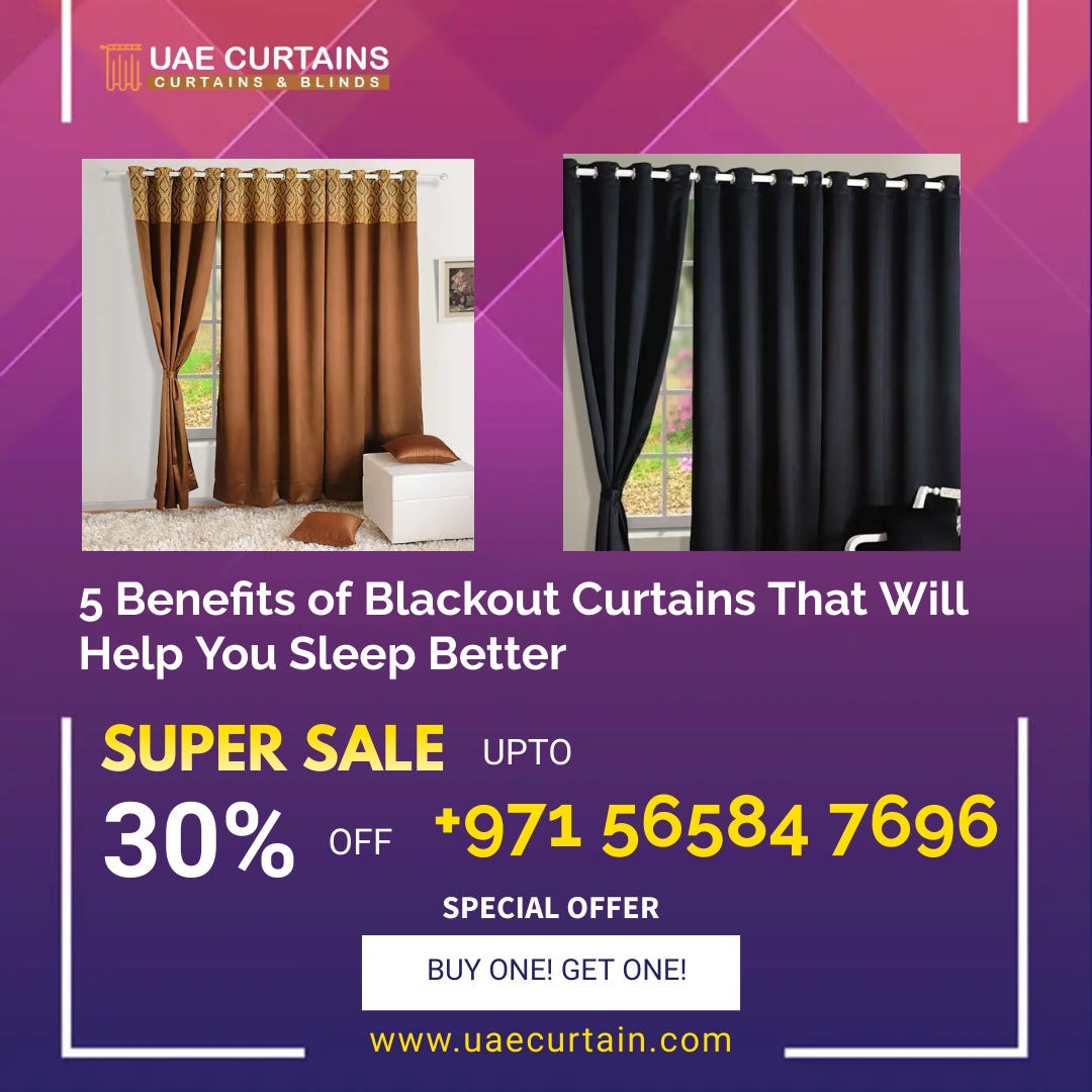 5 Benefits of Blackout Curtains That Will Help You Sleep Better by